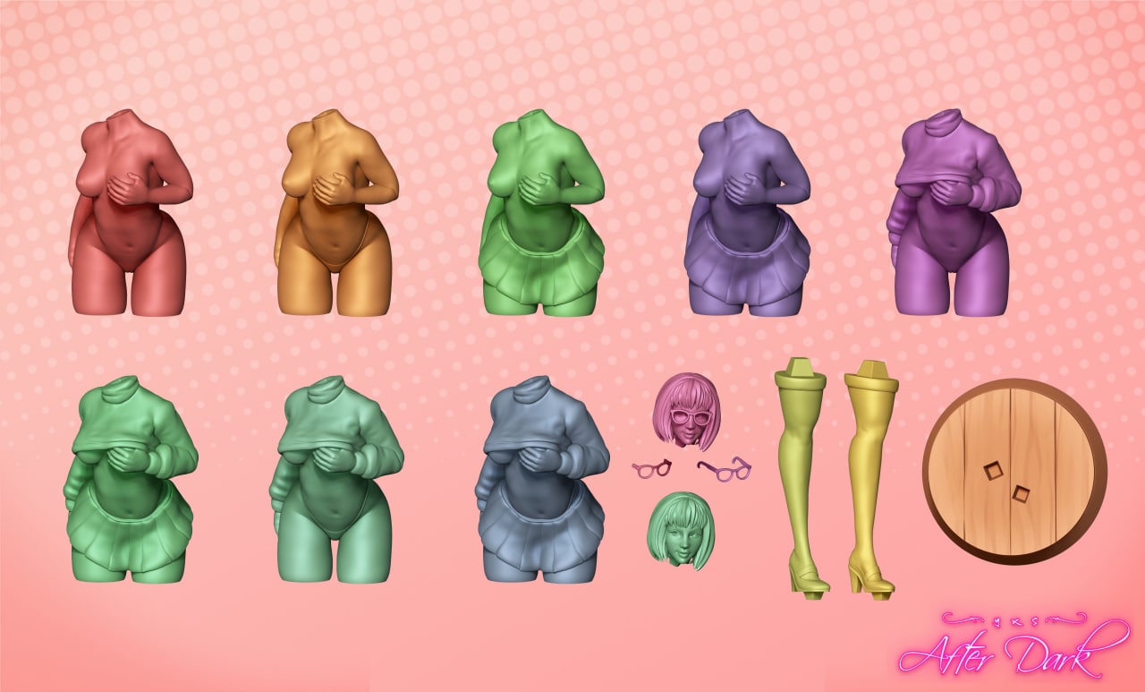 Velma Dinkley - Scooby-doo - 3d Printed - Fan art - Figure - UNPAINTED