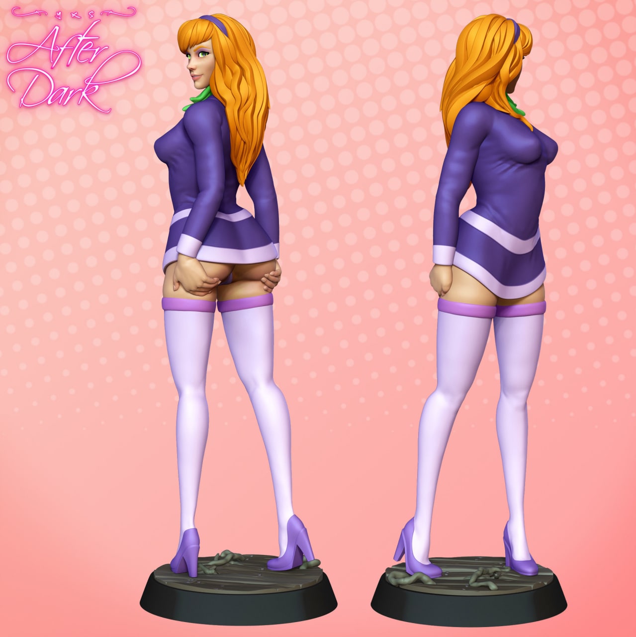 Daphne Blake - Scooby-Doo - 3d printed - Fan ARt - figure - UNAPINTED