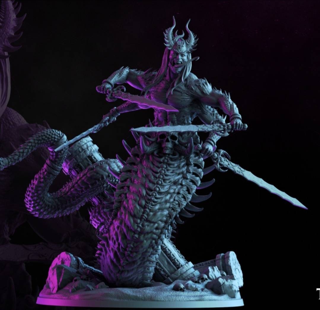 The Lust God - The Prince of pain - Dark Gods - 32mm - D&D - pathfinder - tabletop - RPG - fantasy - miniature