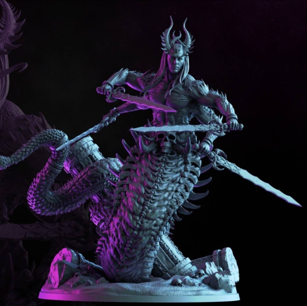 The Lust God - The Prince of pain - Dark Gods - 32mm - D&D - pathfinder - tabletop - RPG - fantasy - miniature