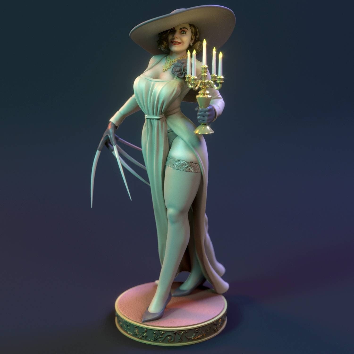 Lady Dimitrescu - SFW - NSFW - sexy - unpainted - 3d print - fan art - – 3D  Printing Empire