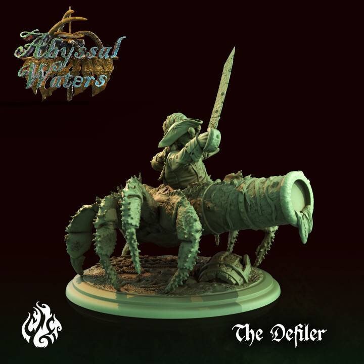 The Defiler - 32mm scale - D&D - pathfinder - tabletop - rpg - fantasy - miniature - crippled God Foundry
