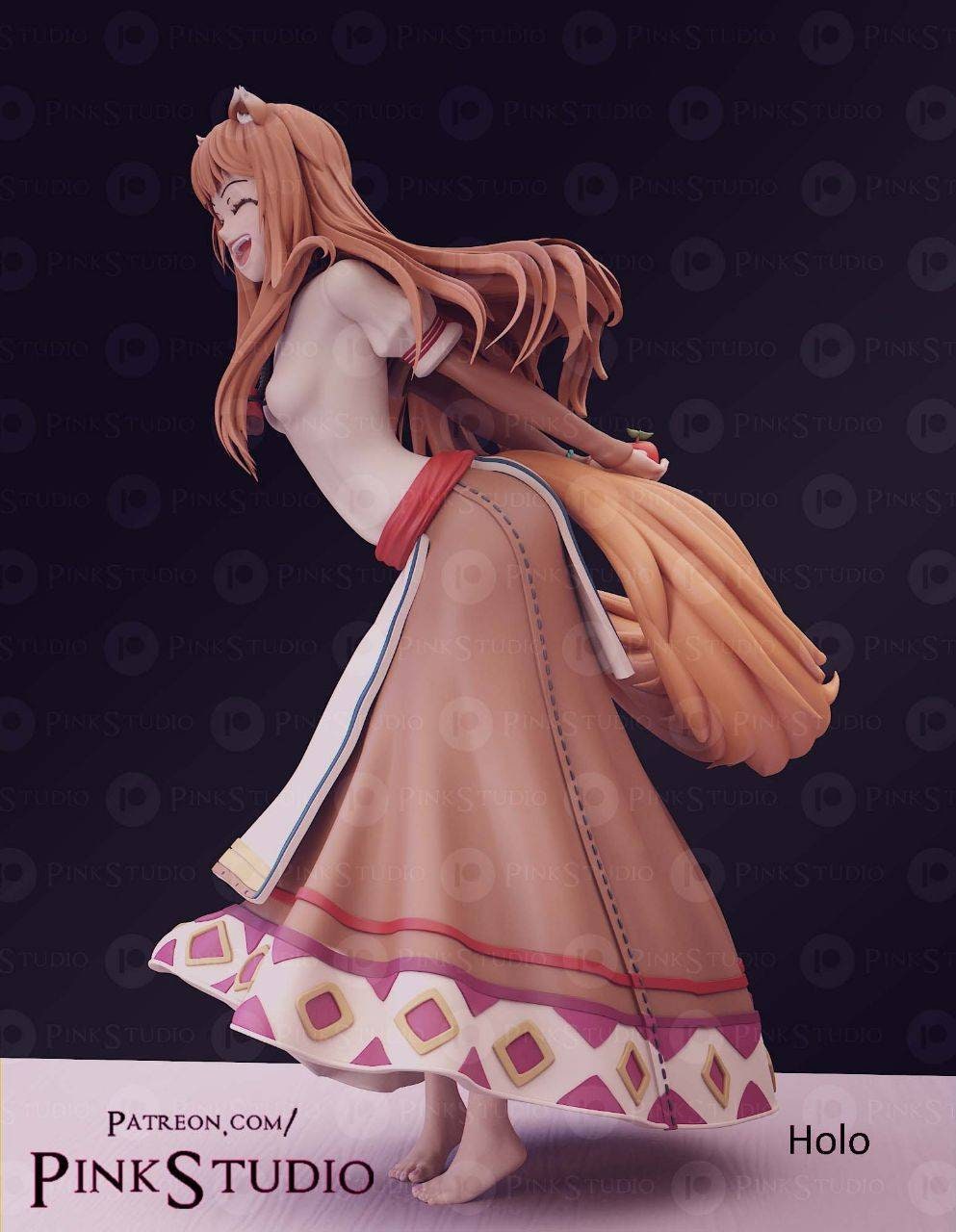 Holo - spice and wolf 3d print - UNPAINTED - Cute - sexy - nsfw