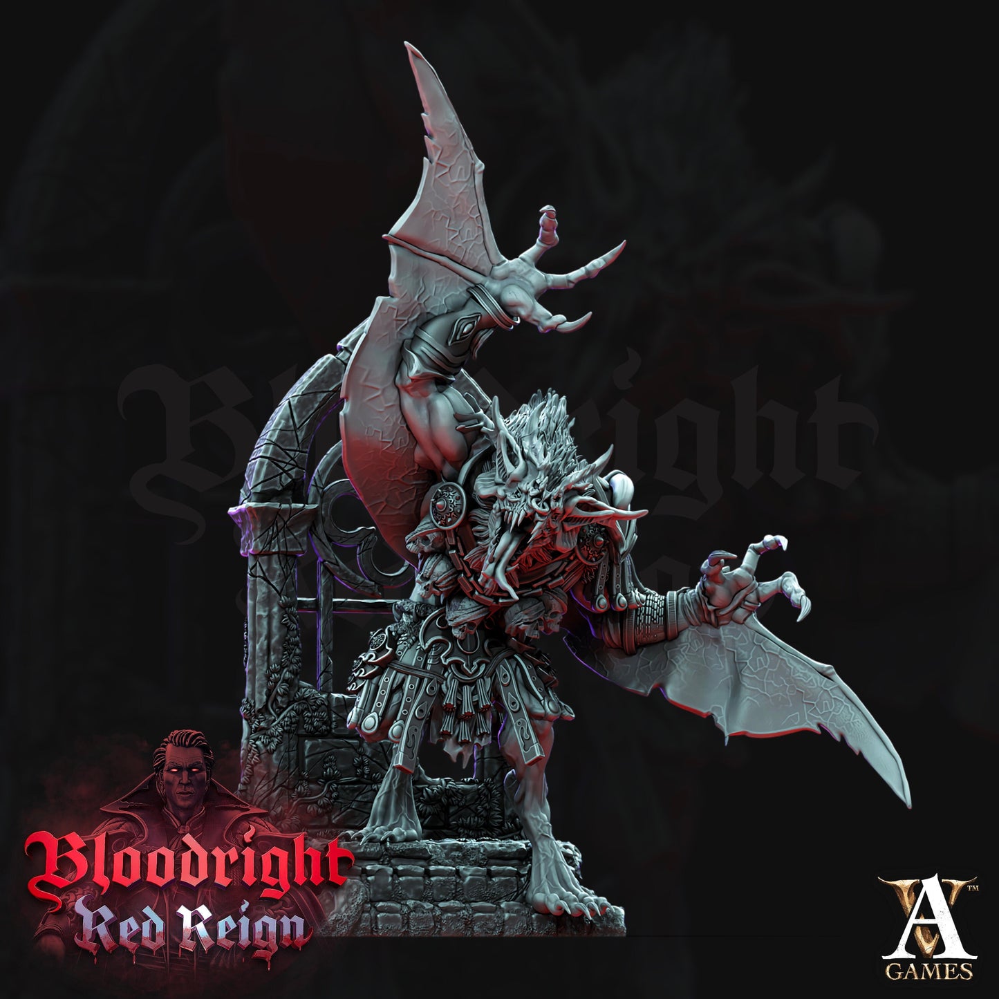 Vampire Miasma - Archvillian Games – Bloodrite Red Reign - Fantasy - DnD - RPG - Tabletop - Gaming - miniature