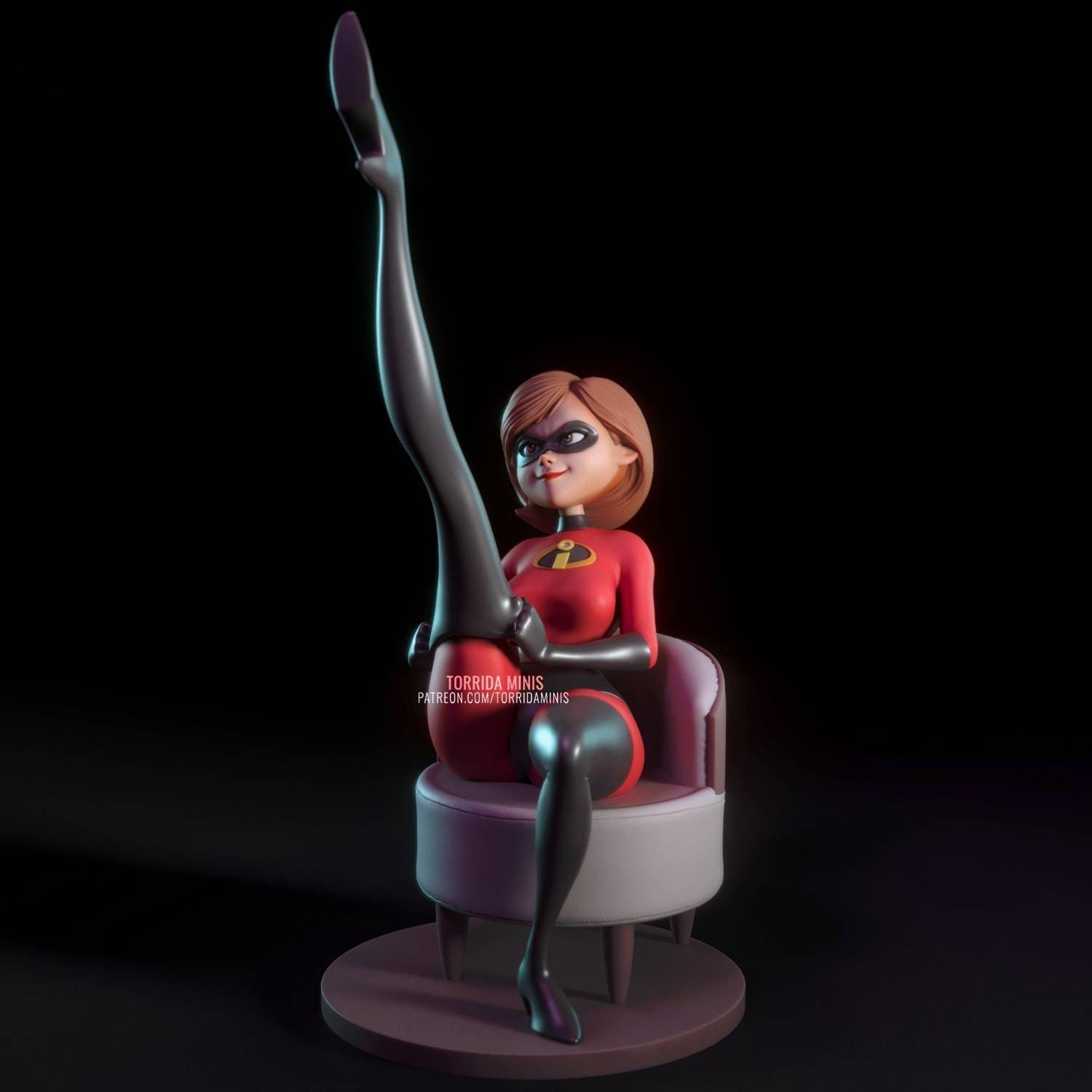 Elasti girl - sfw - NSFW - unpainted - 3d printed - fan art - figurine – 3D  Printing Empire