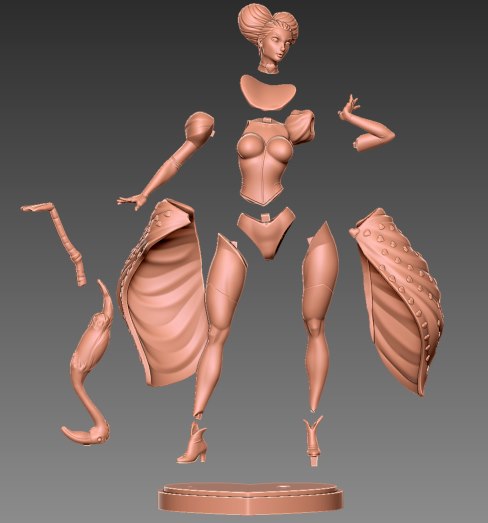 Queen Of Hearts - Alice in wonderland - 3D printed - fan art - figure - UNPAINTED