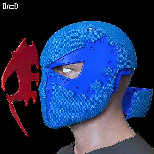 Spider-Man 2099 wearable helmet