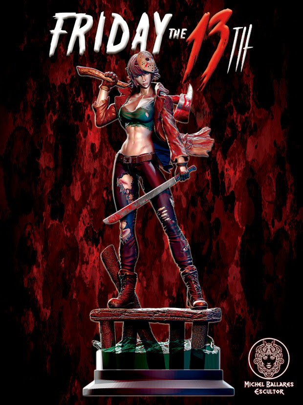 Jason R Lady Lady Jason Voorhees - Friday 13th - Fan art - 3d Printed - figure - UN ...