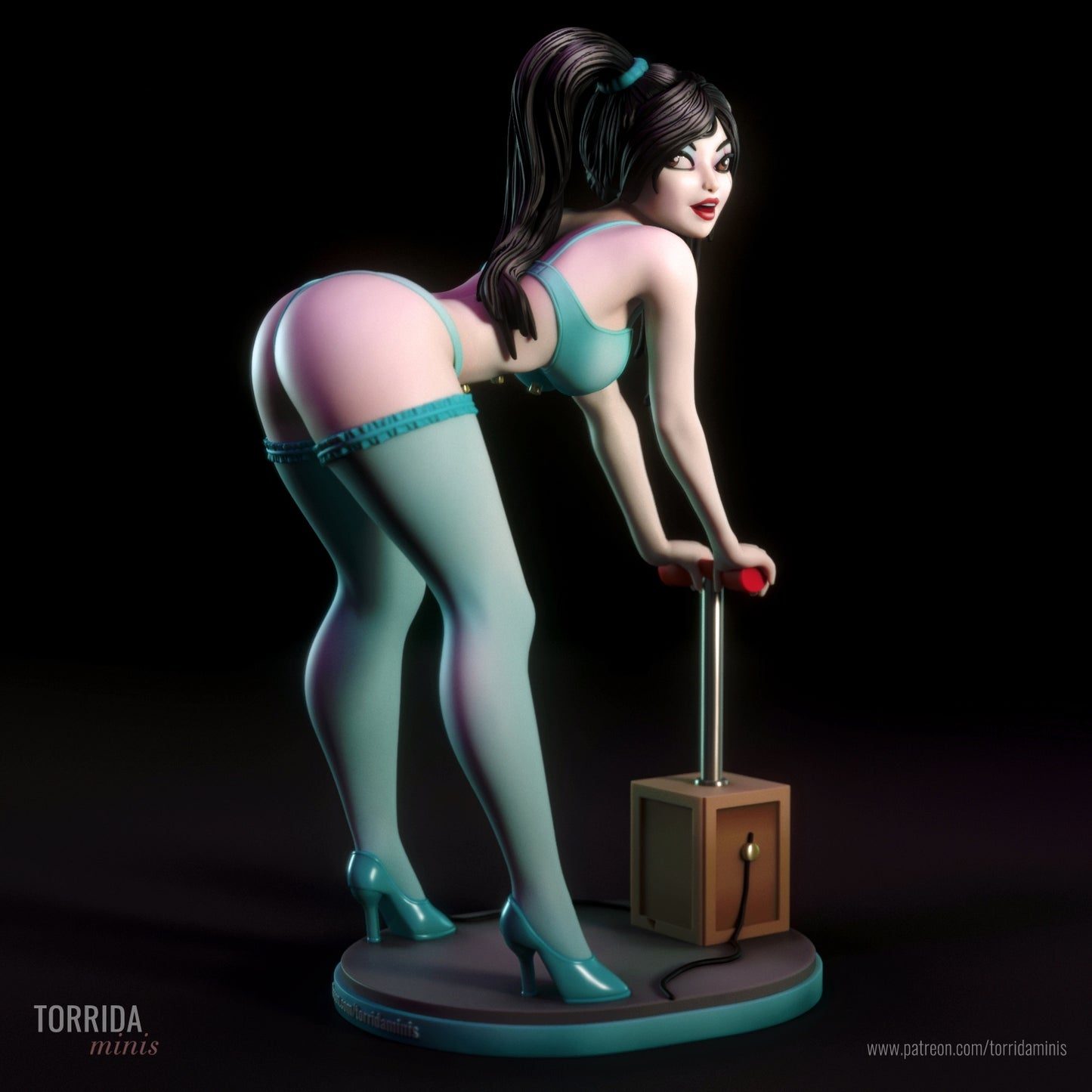 Sabrina - unpainted - 3d printed figure