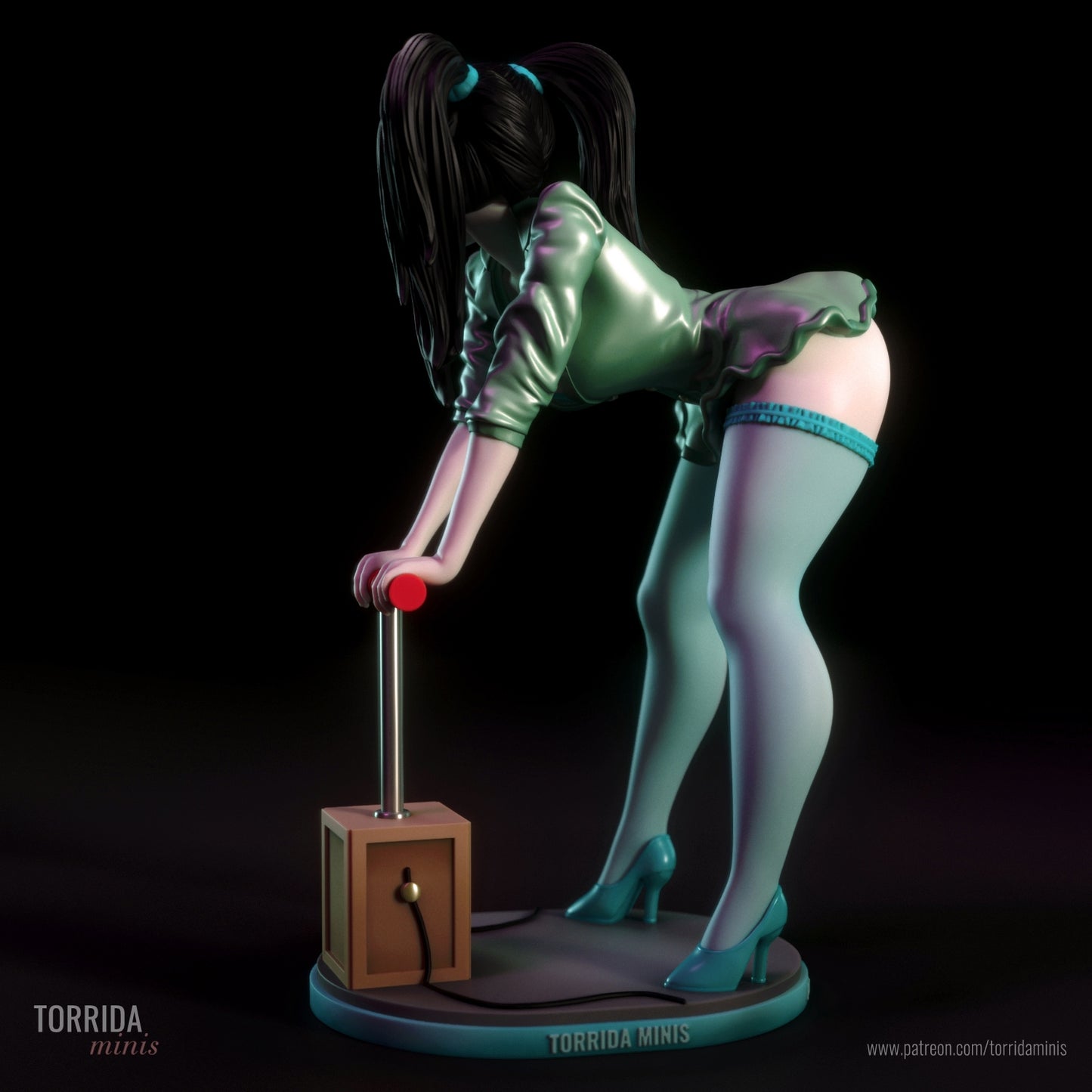 Sabrina - unpainted - 3d printed figure