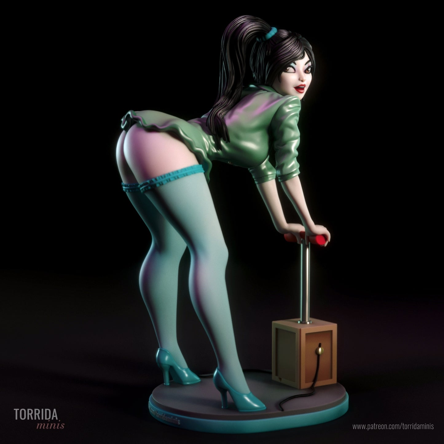 Sabrina - unpainted - 3d printed figure