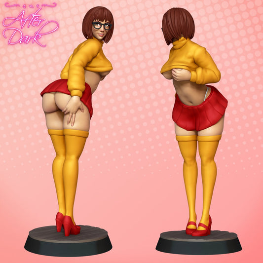 Velma Dinkley - Scooby-doo - 3d Printed - Fan art - Figure - UNPAINTED