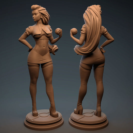 Jessie team rocket - unpainted - 3d printed - fan art - figure