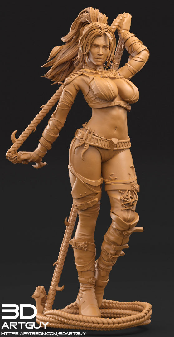 Dark Elf Assassin - 3d printed - figure - unpainted