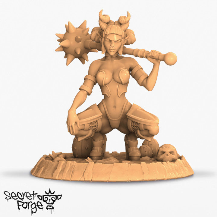 Moxie the Brutal - Secret Forge - Femme Fatales issue #01 - tabletop - rpg - DND - Miniature