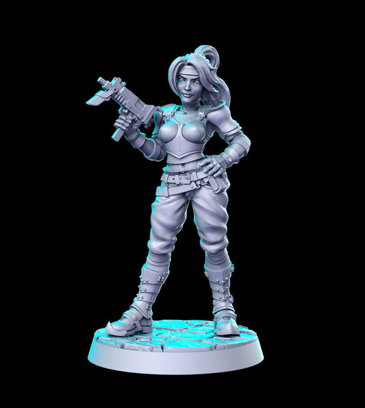 Jessie - RNE Studio - 3d printed - 32mm - dnd - miniature - unpainted