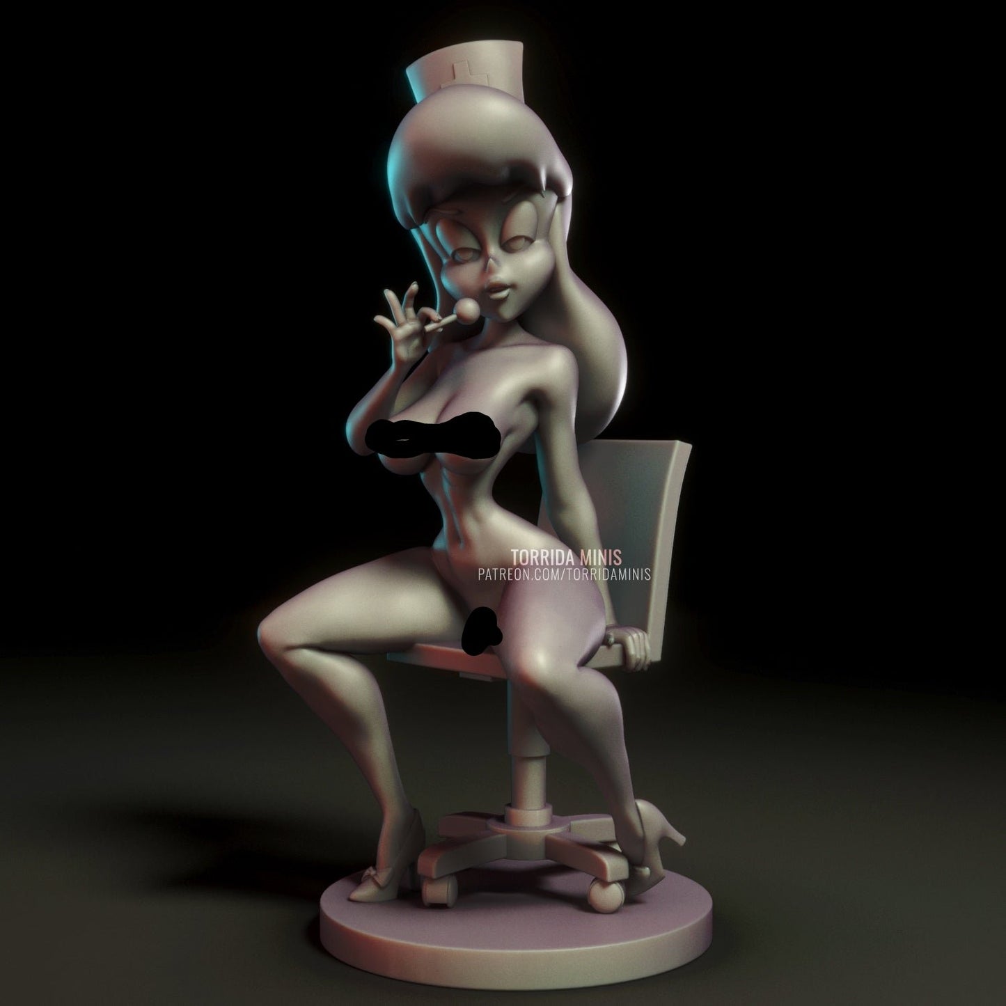 Animaniacs Nurse - sfw - nsfw - sexy - 3d printed statue - unpainted