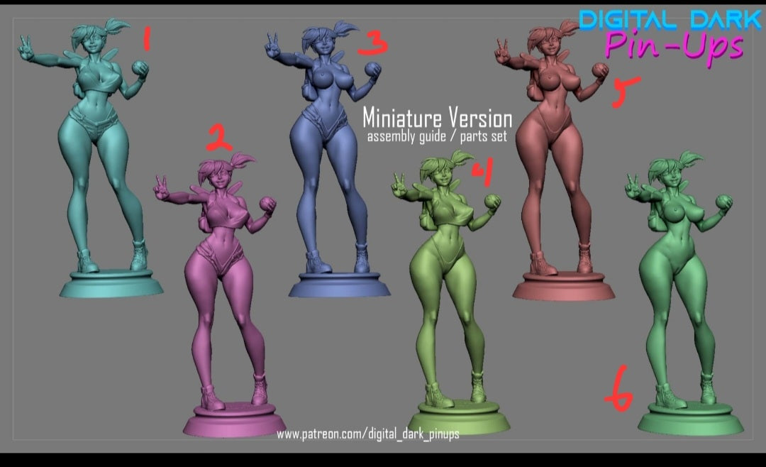 Misty - pokemon - fan art - sfw - nsfw - 3d printed - fan art - statue - FUTANARI - UNPAINTED