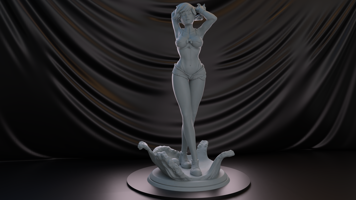 Misty - Pokemon - sfw - nsfw - 3d printed statue - UNPAINTED