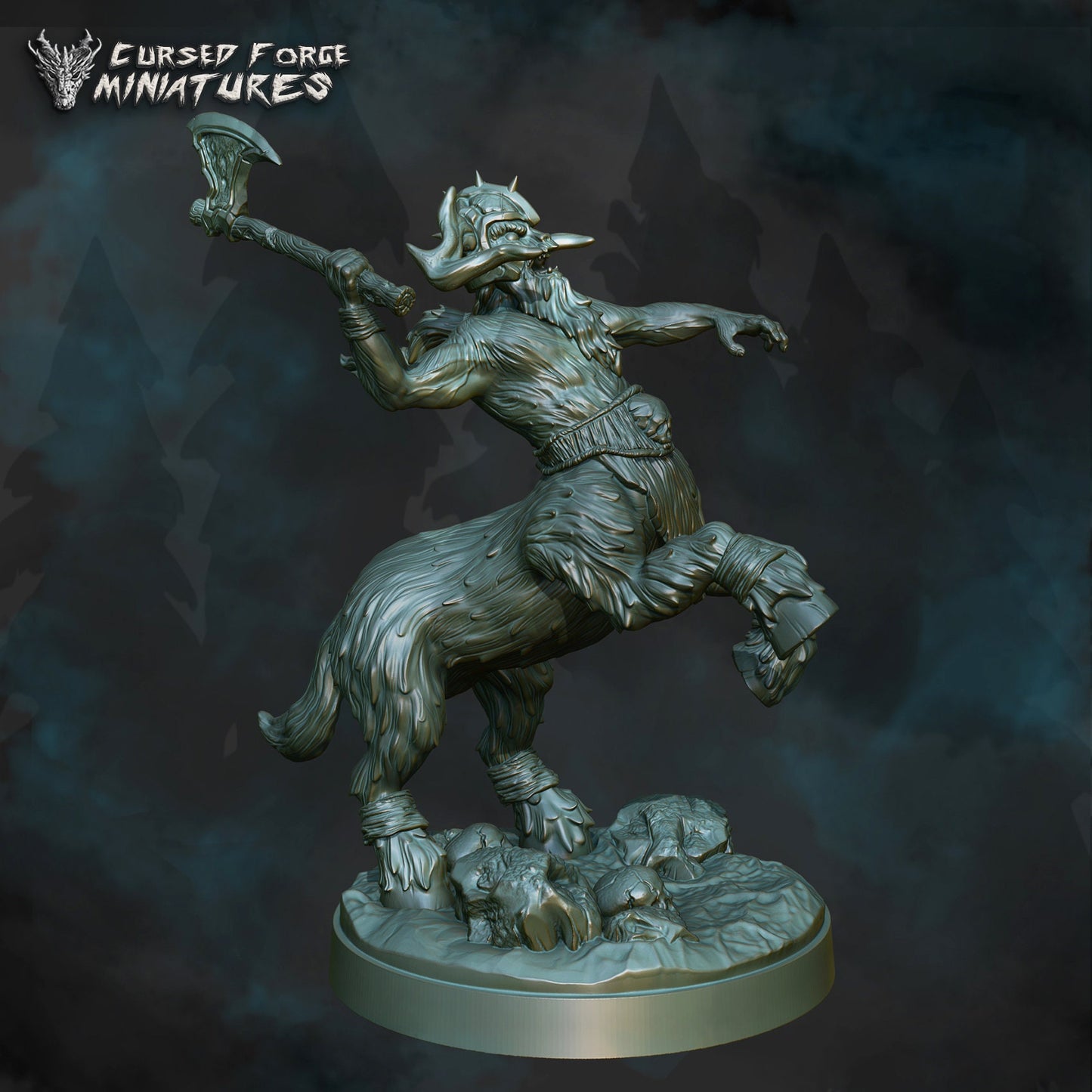 Centaurs - 32MM - DND - Table Top - rpg - Miniature - Cursed Forge