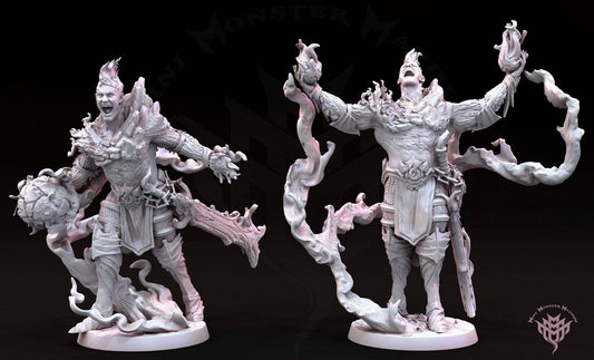 Infernal fire giant male - mini monster mayhem - dnd - tabletop - miniature