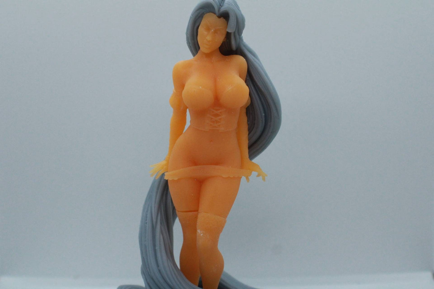 Repunzel - Sexy - fan art - unpainted - 3d printed - figurine