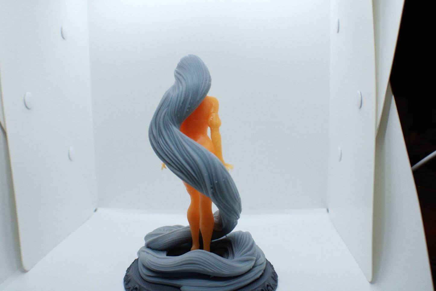 Repunzel - Sexy - fan art - unpainted - 3d printed - figurine