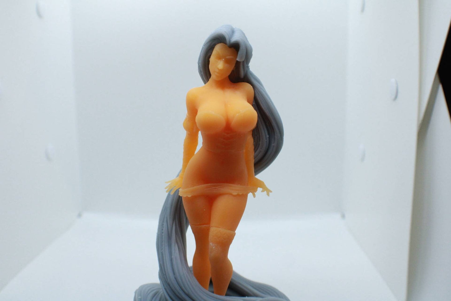 Repunzel - Sexy - fan art - unpainted - 3d printed - figurine