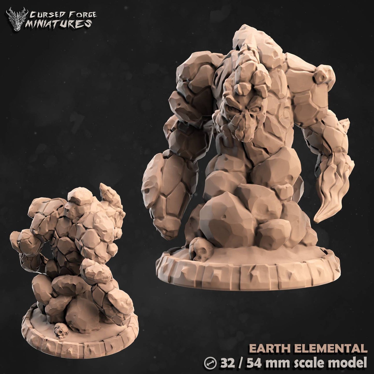 Elementals packs (cursedforge miniatures)