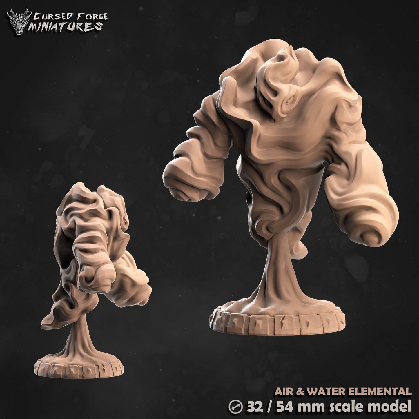 Elementals packs (cursedforge miniatures)