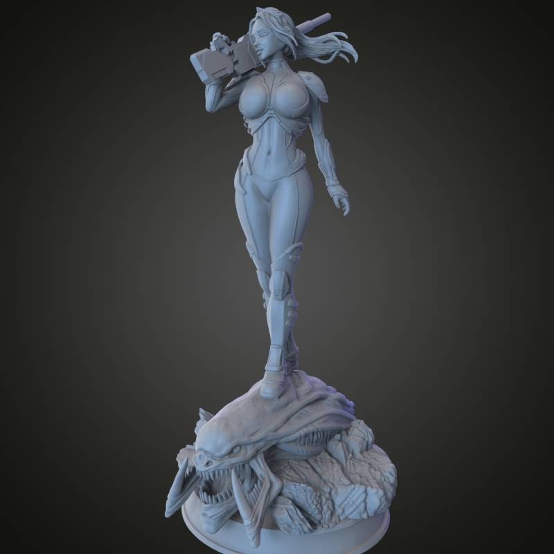 Nova starcraft - Sexy - sfw - nsfw - (fan art) - unpainted - 3d printed - figurine - statue