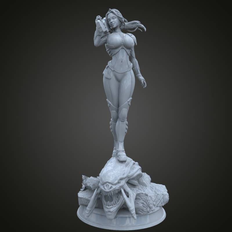 Nova starcraft - Sexy - sfw - nsfw - (fan art) - unpainted - 3d printed - figurine - statue