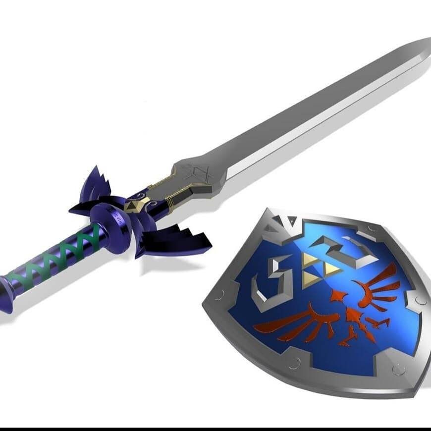 Master sword + Hylian Shield