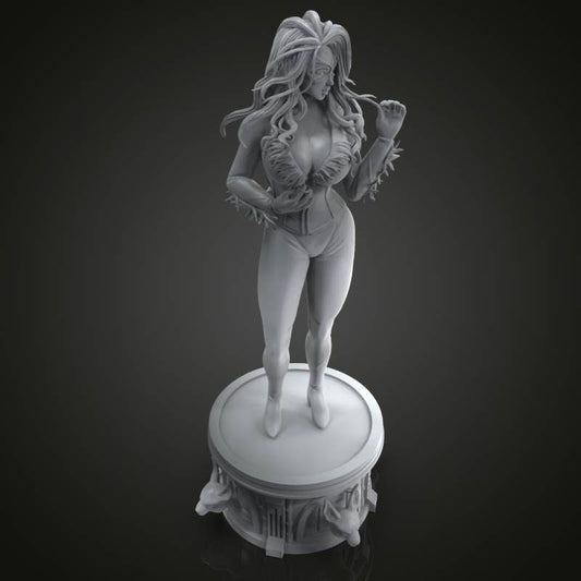 Black Cat (fan art) - Sexy - sfw - nsfw - unpainted - 3d printed - figurine - statue