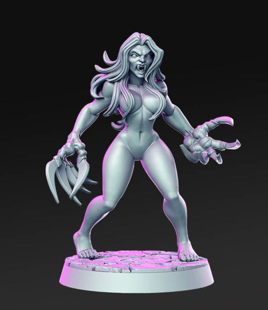 Verana - 32mm scale miniature - D&D - pathfinder - 40k - mini - RN EStudios