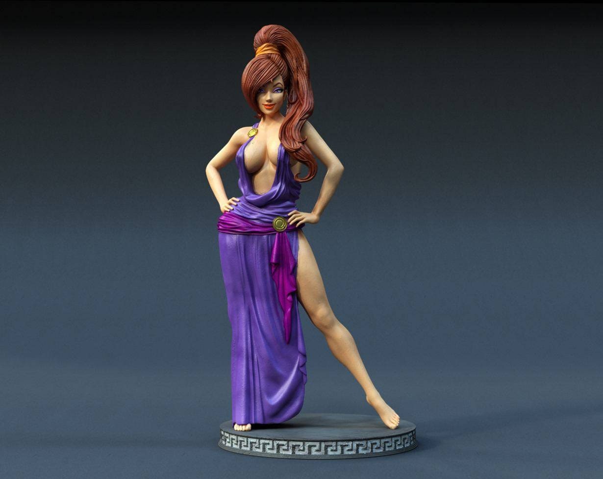 Megara Hercules -Sexy - sfw - nsfw -  fan art - unpainted - 3dprinted - statue - figurine