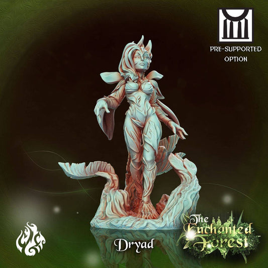 Dryad - 32mm - D&D - pathfinder - tabletop - rpg - fantasy miniature - crippled God Foundry