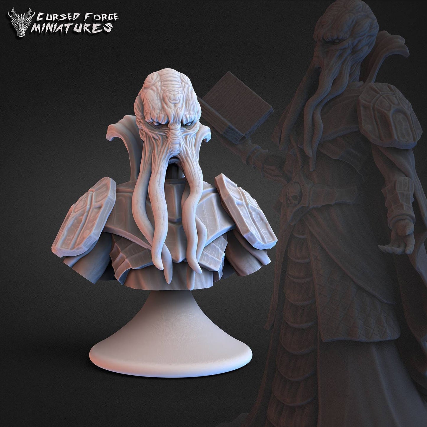 MindFlayer - 32mm - fantasy - RPG - miniature - cursedforge - D&D - Pathfinder - tabletop