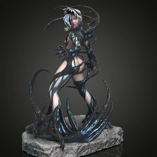 Bride of venom - Sexy -  fan art - unpainted - 3d printed - figurine