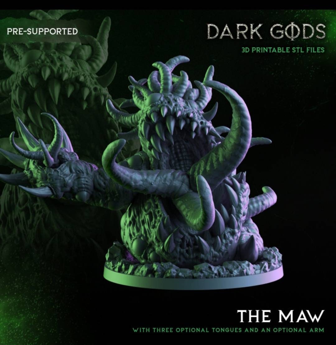 Maw - Dark Gods - 32mm - D&D - pathfinder - tabletop - rpg - fantasy - miniature