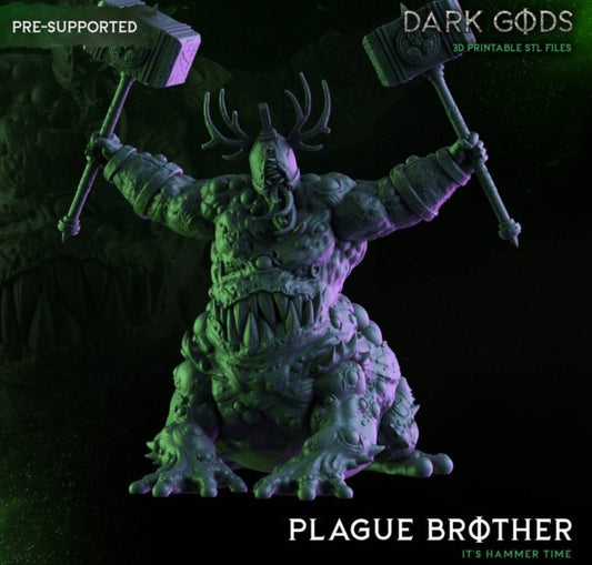 Plague Brother FURY - Dark Gods - 32mm - D&D - pathfinder - tabletop - rpg - fantasy - miniature