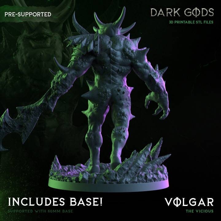 Volgar - Dark Gods - 32mm - D&D - pathfinder - tabletop - rpg - fantasy - miniature