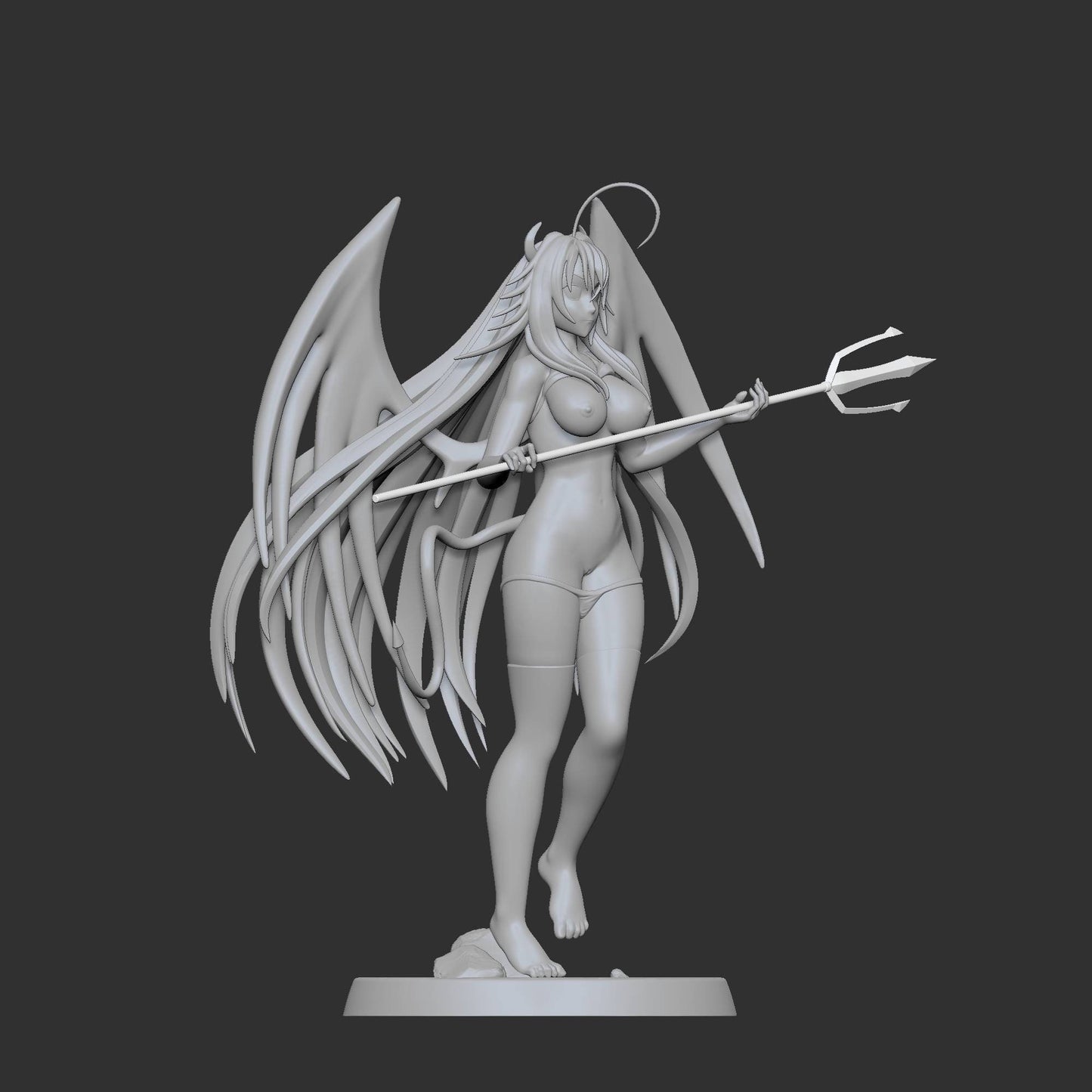 Rias Gremory - Sexy - nsfw -  highschool dxd - unpainted - 3d print- fan art