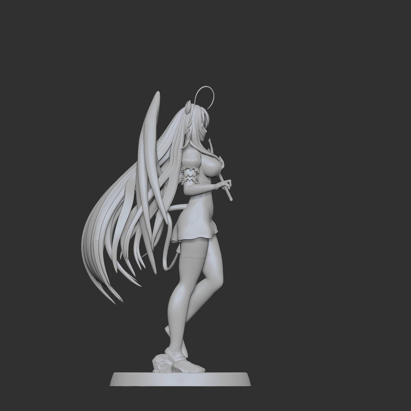 Rias Gremory - Sexy - nsfw -  highschool dxd - unpainted - 3d print- fan art