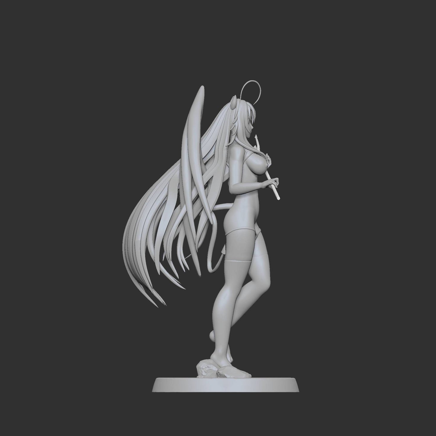 Rias Gremory - Sexy - nsfw -  highschool dxd - unpainted - 3d print- fan art