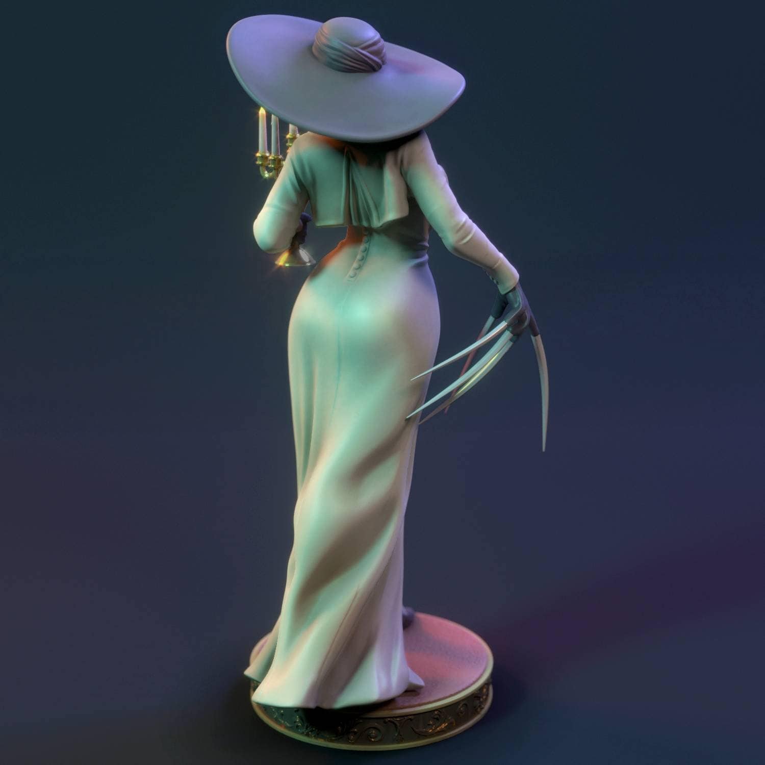 Lady Dimitrescu - SFW - NSFW - sexy - unpainted - 3d print - fan art - – 3D  Printing Empire