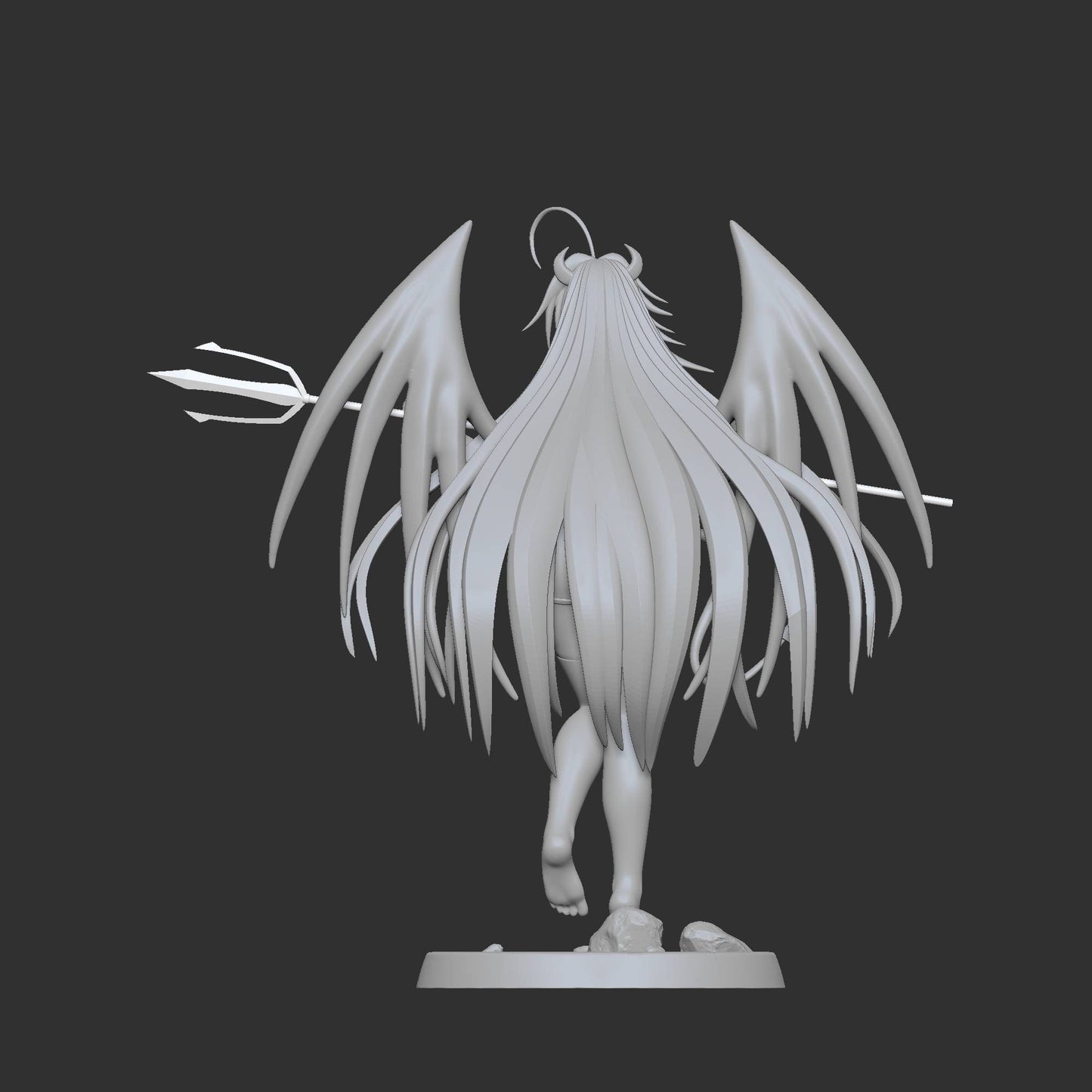 Rias Gremory - Sexy - nsfw -  highschool dxd - unpainted - 3d print- fan art