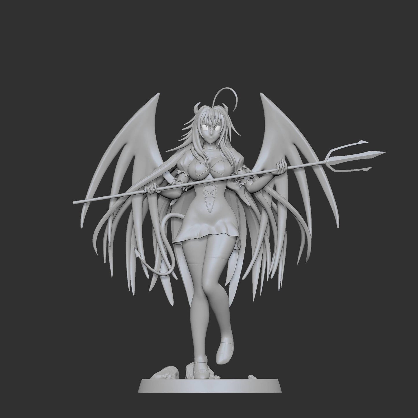 Rias Gremory - Sexy - nsfw -  highschool dxd - unpainted - 3d print- fan art