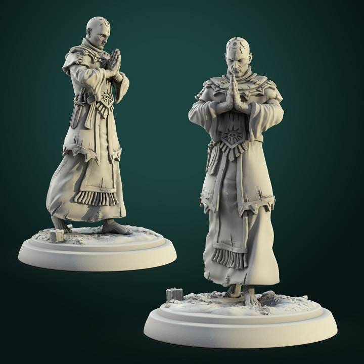 Cultists - 32mm scale  - D&D - pathfinder - tabletop - rpg - fantasy - miniature - white werewolf tavern