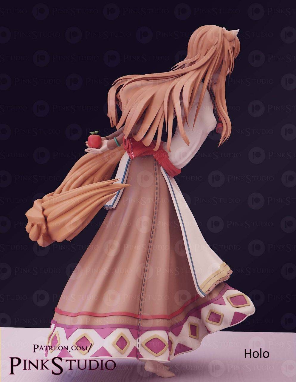 Holo - spice and wolf  3d print - UNPAINTED - Cute - sexy -  nsfw